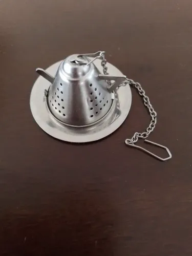 Infusor para chá em inox modelos casinha e chaleira