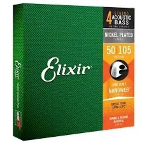 ORIGINAL - Cordas Elixir Baixo 4 cordas 50-105