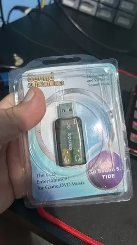 .Adaptador USB placa de som