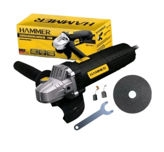 Esmerilhadeira/Lixadeira 7102 127V com Disco abrasivo 