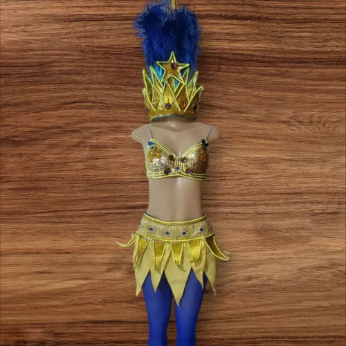 Fantasia de Carnaval - Rainha Dourada