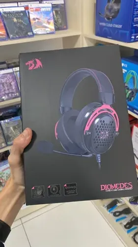 HeadSet Redragon Diomedes - Novo Lacrado - Parcelamos Sem Juros