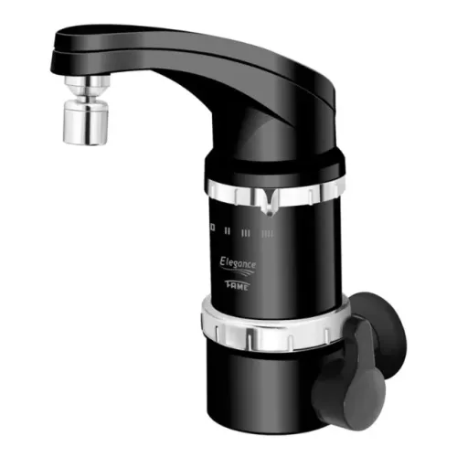 Torneira Elétrica FAME 4t Elegance Preta 4800w 127v de Parede