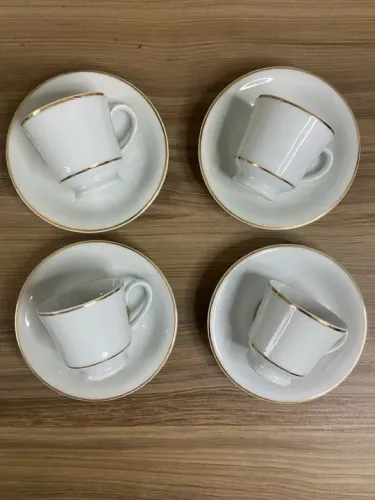 Antigo Conjunto Xícaras de Cafezinho Schmidt | Antiguidades