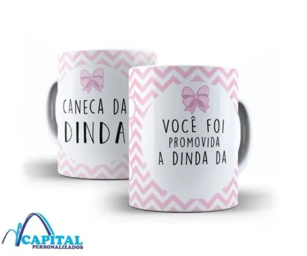 Caneca batizado personalizada