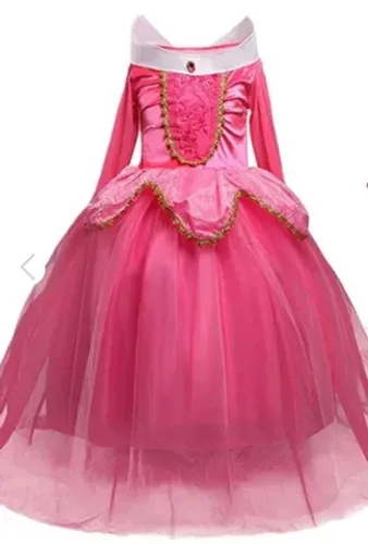 Vestido aurora 6 anos