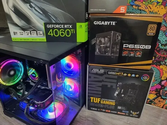 Pc Gamer Novo Ryzen 5 5600X, Rtx 4060 32 GB Ram, 1TB Ssd