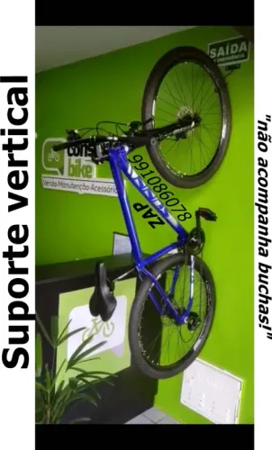 Kit Suporte Vertical Para Bicicletas "NÃO ENTREGAMOS"