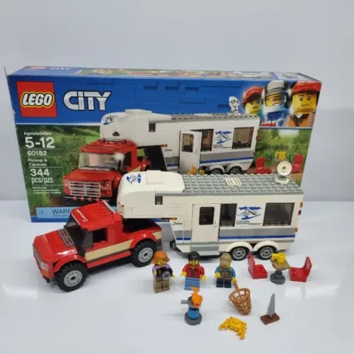Lego City 60182 Pickup e Trailer de Acampamento (original)/ Camper Pickup & Caravan
