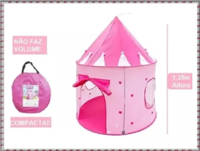 Tenda casinha castelinho princesa 