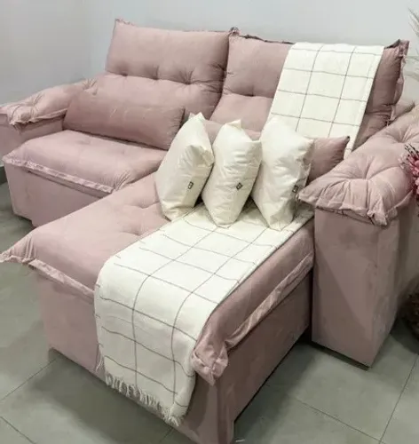 Sofá Retrátil e Reclinável Ferrara