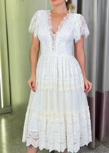 Vendo vestido branco/off