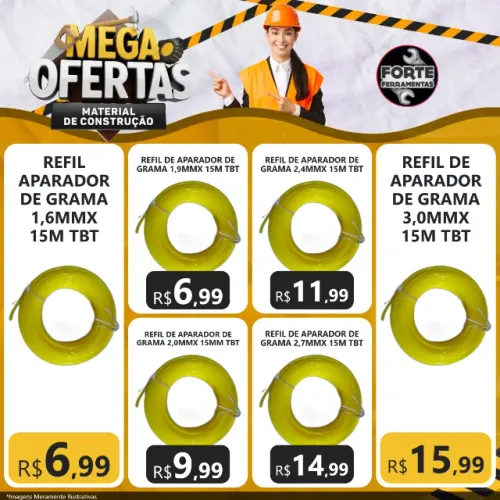 Refil Aparador De Grama TBT