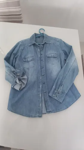 Camisa Jeans Feminina linda