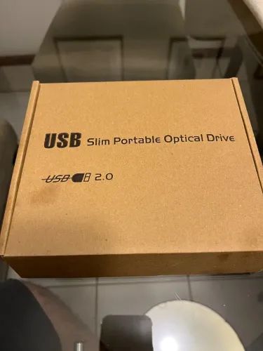 Leitor De Dvd Para Computador E Notebook Com Usb 2.0 Cd