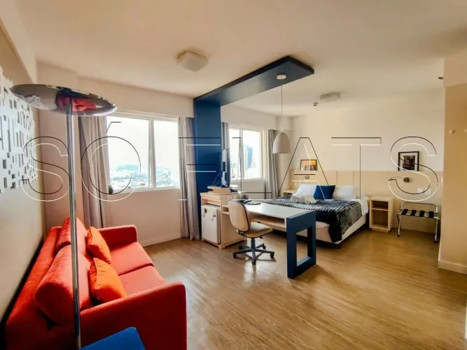 Flat Comfort Alphaville, disponível para compra com 33m², 1 dormitório e 1 vaga de garagem