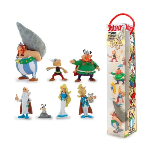 Plastoy® Asterix Mini Figura 7-Pack Personagens 4-10 cm Figuras!