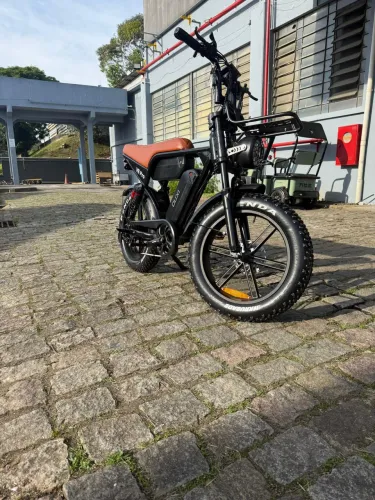 Bike Elétrica V8 Pro Max Dupla Bateria. Nova Com Garantia 