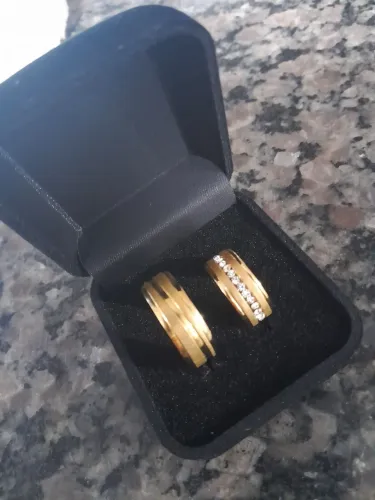 Alianças de Casamento banhadas a ouro ?