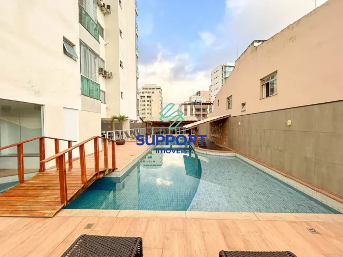 Apartamento 3 quartos na Enseada Azul com suíte máster, varanda e 3 vagas, elegante, moder