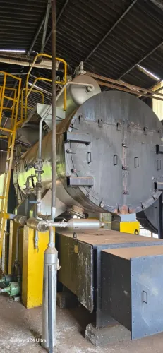 CALDEIRA USADA- WECO/ modelo HL1012, capacidade 4.000 kg/h e PMTA de 12 kg/cm², ano 1999