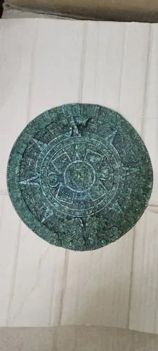Escultura Calendário Asteca - Decoração Exclusiva