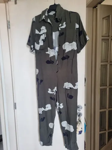 Macacão pantacourt novo osklen forma pequena veste p