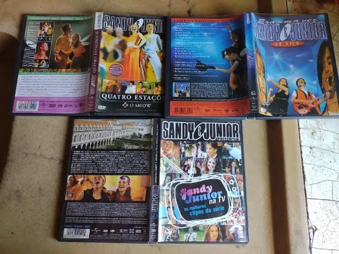 Sandy & Junior Kits Dvds Diversos - Leia o Anuncio