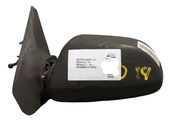 Retrovisor Manual Renault R19 1992 1993 Esquerdo  Detalhe 