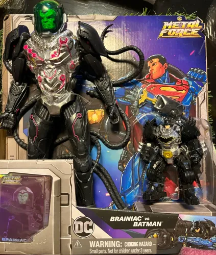 Dc Comics Boneco Brainiac Vs Batman - Sunny 4189