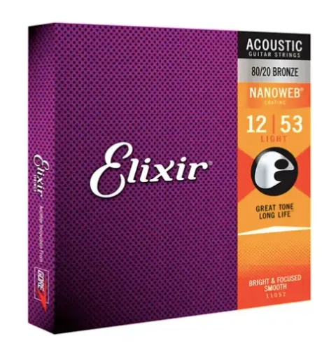 Encordamento Elixir 012 Violão Aço Light 11052