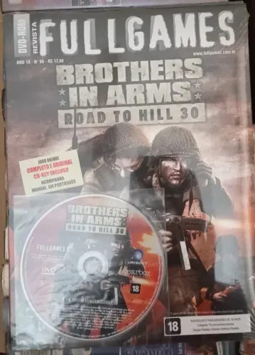 Revista Fullgames Ano 10 Nº 96 + Jogo Brothers In Arms Road To Hill 30 ( Lacrada )