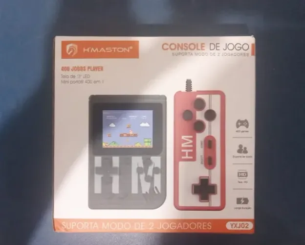 CONSOLE DE JOGO, 400 JOGOS, SUPORTA 2 JOGADORES NOVO LACRADO FRETE GRÁTIS PARA MACEIÓ