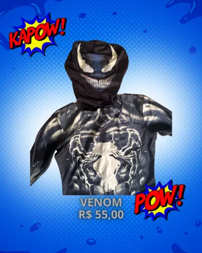 Fantasia Venom Adulto Tam P