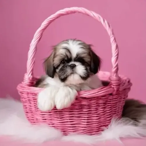 Shih-Tzu White - Filhotes Completos com Pedigree