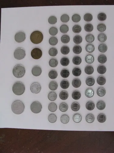 Moedas Cruzeiros / Réis Anos 1928 A 1993 Usadas Cod. P-01