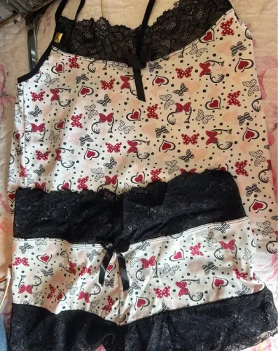 Conjunto de Lingerie com Renda - Novo