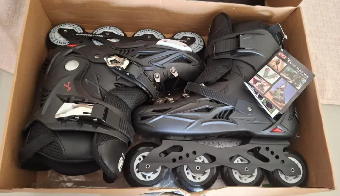 Patins Profissional Freestyle Traxart Dynamix Abec7 Hardboot Novo