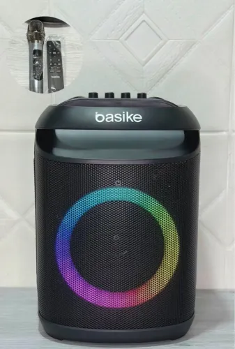 Caixa de Som Bluetooth Portátil Ba RAD 025 - 40W, RGB, TWS, IPX5, Microfone