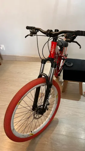 Bicicleta Viking Tuff 25 Shimano Aro 26 21v Cor Laranja C NF