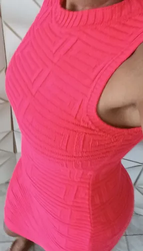Vestido Salmão