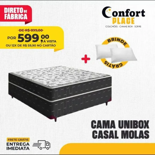 CAMA BOX CASAL CONJUGADA MOLAS