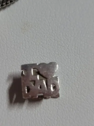 Pingente I Love Dad - Prata