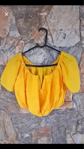 Blusa feminina amarela