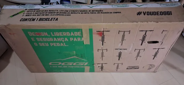 Caixa para transporte de bicicleta