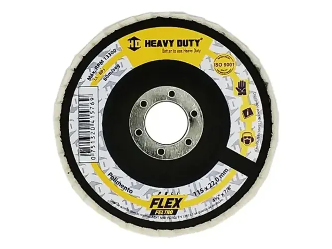 Disco Flap Feltro 115x22,0mm Heavy Duty