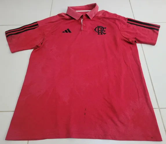 Camiseta Polo Flamengo Adidas tam. G