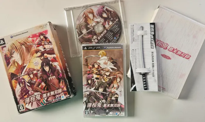 Jogo PSP - Hakuoki: Shinsengumi Kitan PSP original Japonês