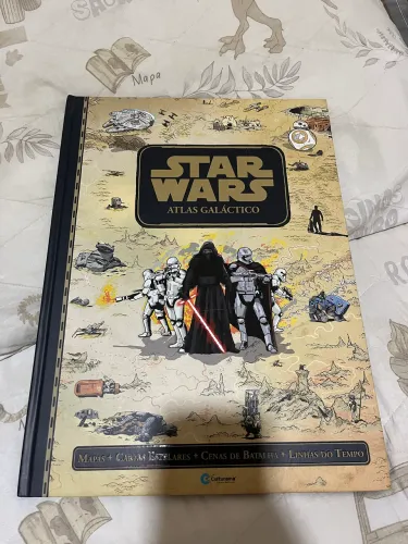 Livro star wars atlas galáctico