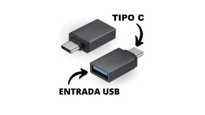 Adaptador Otg USB Tipo C para USB